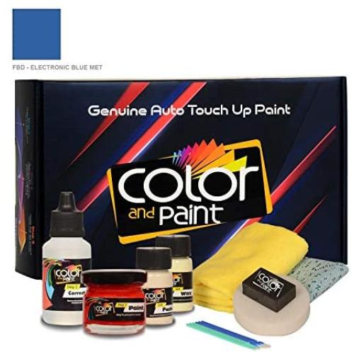 Color and Paint Compatible with/KIA Rio/Electronic Blue MET - FBD/Touch UP Paint System for Paint Chips and Scratches/Basic Care