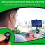 KobraTech iPad Tripod Mount - TabMount 360 - iPad Mount for Tripods with Ball Head & Bluetooth Remote Shutter