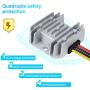 12V Step Up 24V 3A Power Module Voltage Regulator DC DC Boost Converter 72W Waterproof Transformer Power Supply