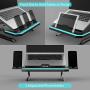 Jelly Comb RGB Laptop Stand, 9-Adjustable Height Laptop Riser, Air-Ventilation Laptop Holder for Notebook, Laptop, Tablet-S05A