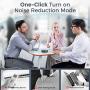 Luna Speakerphone+Daisy Chain Cable - Luna Computer Speaker with Microphone 2pcs w/Cable, Conference Microphone for Home Office & Meeting up to 12 People, Speakerphone Idea for Business Gift