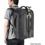 Neewer 2-in-1 Convertible Wheeled Camera Backpack Luggage Trolley Case with Double Bar, Anti-shock Detachable Padded Compartment for SLR/DSLR Cameras, Tripod, Lens and Other Accessories (Black/Grey)