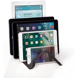 Prosumers Choice Universal 5 Tablet and Smartphone Charging Organizer Rack/Desktop Stand Holder