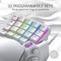 Razer Tartarus Pro Gaming Keypad: Analog-Optical Key Switches - 32 Programmable Keys - Customizable Chroma RGB Lighting - Programmable Macros - Variable Key Press Pressure Sensitivity - Mercury White