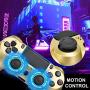 Game Controller for PS4,Wireless Controller for Playstation 4 with Dual Vibration Game Joystick (Gold)