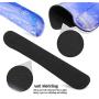 Meffort Inc Mouse Pad Wrist Support & Gaming Keyboard Wrist Pad Combo Set – Durable Ergonomic Anti Slip Non-Slip Square Base Rest Support - Blue Purple Butterfly