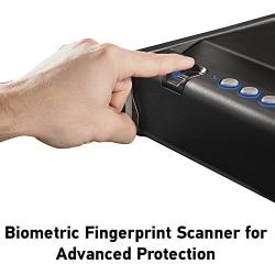 SentrySafe QAP1BE Gun Safe with Biometric Lock, 1 Capacity