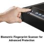 SentrySafe QAP1BE Gun Safe with Biometric Lock, 1 Capacity