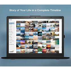 LAMU Portable Photo Organizer (500 GB, Charcoal Black) for Windows