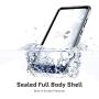 Ghostek Nautical Full Body Galaxy S21 Waterproof Phone Case with Screen Protector Watertight Seal Shell Rugged Heavy Duty Protection Cover Designed for Samsung Galaxy S21 5G (6.2 Inch) (Phantom Black)
