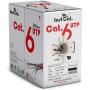fast Cat. Cat6 Ethernet Cable 1000ft - 23 AWG, CMR, Insulated Solid Bare Copper Wire Internet Cable with Noise Reducing Cross Separator - 550MHZ / 10 Gigabit Speed UTP LAN Cable 1000 ft - CMR (Black)
