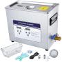 Anbull 10L Professional Ultrasonic Parts Cleaner Machine with 304 Stainless Steel and Digital Timer Heater for Jewelry Watch Coin Glass Circuit Board Dentures Small Parts