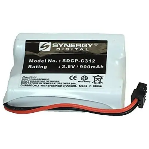 Synergy Digital Cordless Phone Battery, Works with Sony BP-T38 Cordless Phone, (Ni-CD, 3.6V, 900 mAh) Ultra Hi-Capacity Battery