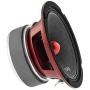DS18 PRO-X5.4BM Loudspeaker - 5.25'', Midrange, Red Aluminum Bullet, 300W Max, 150W RMS, 4 Ohms - Premium Quality Audio Door Speakers for Car or Truck Stereo Sound System (1 Speaker)
