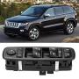 Gorgeri Power Master Window Switch, for Jeep Grand Cherokee, Car Front Left Electric Window Switch, rReplace OE 68030823AE 68030823AB