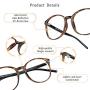 LifeArt Anti Fog Blue Light Blocking Glasses, Anti Eyestrain, Computer Reading Glasses, Gaming Glasses, TV Glasses for Women Men, Anti Glare (Tortoise, No Magnification)