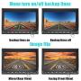 HD Backup Camera System Heavy Duty Back up Camera Monitor Kit 71080P Reversing Monitor IP69k Waterproof Rear View Camera Full Colored Night Vision Bus Truck Van/Semi-Trailer/Box Truck/RV Rear View