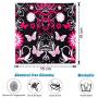 FF1 Ergonomic Design Unique Patterns Premium Gel Mouse Pad with Wrist Support, Matching Microfiber Cleaning Cloth for Glasses & Electronics. Mouse Pad for Laptop, PC Computer & Mac