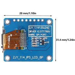 1.14in 8Pin ST7789 TFT Display Screen Module IPS Electronic Components Smart LCD Module Display for Arduino
