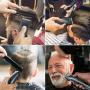 Beard and Hair Trimmer, Hizek Hair Clippers Professional Haircut Kit,Cordless Mens Trimmer with 3 Adjustable Speeds,Charging Stand, Ceramic and Titanium Blades,and 6 Guide Combs for Family Use Beard and Hair Trimmer, Hizek Hair Clippers Professional Haircut Kit,Cordless Mens Trimmer with 3 Adjustable Speeds,Charging Stand, Ceramic and Titanium Blades,and 6 Guide Combs for Family Use