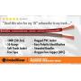 InstallGear 16 Gauge AWG 100ft Speaker Wire 99.9% Oxygen-Free Copper True Spec and Soft Touch Cable - Red/Brown
