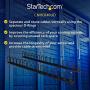 StarTech.com Vertical 0U Server Rack Cable Management w/D-Ring Hooks - 40U Network Rack Cord Manager Panels - 2X 3ft Wire Organizers (CMVER40UD)