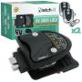 Rv Keyless Entry Door Lock | Rv Lock Keyless Entry | 100% Metal Rv Door Lock w/ 2 Key-fobs and Backlit Keypad | Includes Protective Gasket, Screwdriver & 2 Keys | Will Only Fit 2.75'' x 3.75'' Lock Hole