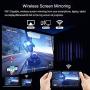 HD Projector 1080P 5000 Lumen and 200'' Display, WiFi Home Theater Projector with Bluetooth LED Video Projector Compatible with iPhone, Android, PS4, Laptop, Xbox, for Outdoor Movie Entertainemnt