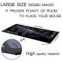 KINPLE XXL Extended Large Gaming Mouse Pad Non-Slip Water-Resistant Rubber Cloth Computer Game Mouse Mat(35.4×15.75×0.1 inch) (Gun)