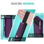 MoKo Case Holder for Apple Pencil, Elastic Detachable Pouch for Apple Pencil, Fit iPad 8th Generation/iPad 10.2 2019/iPad Air (3rd Gen) 10.5'' 2019 (Only for Apple Pencil 1st Case) - Purple