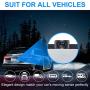 DoHonest P29 HD 1080P Backup Camera with 7 Auto LED Lights Hitch Camera Rear/Front View Camera for Cars,Trucks, Suvs, RVs with Super Night Vision IP69K Waterproof 150˚ Perfect View Angle