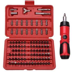 Best Choice 101-Piece All Purpose Security Bit Set with Bonus Ratcheting Screwdriver, Chrome Vanadium Steel, Tamper Proof Design, ANSI Standard