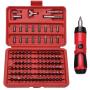 Best Choice 101-Piece All Purpose Security Bit Set with Bonus Ratcheting Screwdriver, Chrome Vanadium Steel, Tamper Proof Design, ANSI Standard