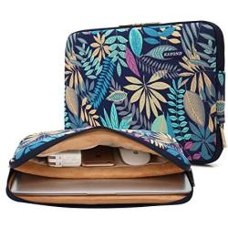 KAYOND Canvas Water-Resistant for 11-11.6 Inch Laptop Sleeve Case Bag (11-11.6 Inches, Forest Series Bule)