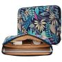 KAYOND Canvas Water-Resistant for 11-11.6 Inch Laptop Sleeve Case Bag (11-11.6 Inches, Forest Series Bule)