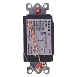 TORK A502H Spring-Wound in-Wall Twist Timer, 2-Hour Length and Ivory Face, 12 AWG / 125-277V, for Automatic Shutoff of Fans and Lights
