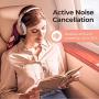 Mpow H19 IPO Active Noise Cancelling Headphones, Bluetooth 5.0 Headphones with Deep Bass, Fast Charge, 35H Playtime, Lightweight Headset, CVC 8.0 Mic for Home Office, Online Study, Travel