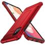 ORETECH Designed for Galaxy A51 Case,Cover for Samsung A51 with[2 x Tempered Glass Screen Protector] 360° Full Body Hard PC Soft TPU Silicone Edge Heavy Duty Protective Case for Galaxy A51 4G 6.5''Red