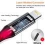 iPhone Charger, AOLIPLUS 6FT LED Lightning Cable [Apple MFi Certified ] USB Charging/Sync Lightning Cord Compatible with iPhone SE 11 11 Pro 11 Pro Max Xs MAX XR X 8 7 6S 6 5, iPad and More - Red