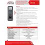 Visionis VIS-3013 Indoor Access Control Time Attendance Black Waterproof WiFi TCP/IP Wiegand Fingerprint Biometric IP42 Card Reader Keypad with Software 125KHz EM Card Compatible 3,000 Users
