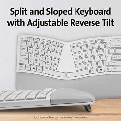 Kensington Pro Fit Ergonomic Wireless Keyboard - Grey (K75402US)