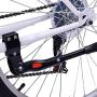 Emoly Upgraded Bike Kickstand Adjustable Aluminium Alloy Bicycle Side Kickstand Fit for 22'' 24'' 26'' 28'' Mountain Bike Black