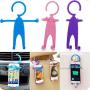 Flexible Cell Phone Holder (Pink) Premium Silicone Bends in Any Direction Great for car, Bike, and in Home use. Great Gift idea!!!