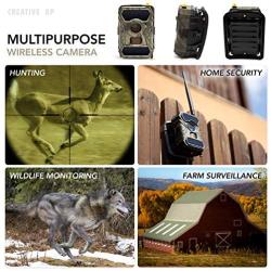 CREATIVE XP 3G Cellular Trail Cameras – Outdoor WiFi Full HD Wild Game Camera with Night Vision for Deer Hunting, Security - Wireless Waterproof and Motion Activated – 32GB SD Card + Sim Card (2-Pack)