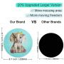 ITNRSIIET [20% Larger] Mouse Pad with Stitched Edge Premium-Textured Mouse Mat Waterproof Non-Slip Rubber Base Round Mousepad for Laptop Computer PC Office 8.7×8.7×0.12 inches Baby Elephant