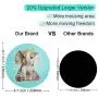 ITNRSIIET [20% Larger] Mouse Pad with Stitched Edge Premium-Textured Mouse Mat Waterproof Non-Slip Rubber Base Round Mousepad for Laptop Computer PC Office 8.7×8.7×0.12 inches Baby Elephant