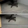 D-Line 6 Foot Floor Cord Cover, Cable Protector, CC-4, Protect Cords and Prevent Trip Hazards, Grey