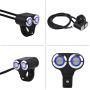 Motorcycle Handlebar Switch, 7/8inch 22mm Motorcycle Handlebar Switch Headlight Brake Fog Light ON/OFF Switch with Indicator Light(Type-c)