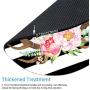 Smooffly Antlers Mouse Pad Deer Antlers Mouse Pad, Striped Mouse Pad, Office Desk, Mousepad, Cute Mouse Pad Size 7.9 x 7.9 x 0.12 Inch