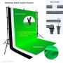 Linco Lincostore Photo Video Studio Light Kit AM169 - Including 3 Color Backdrops (Black/White/Green) Background Screen